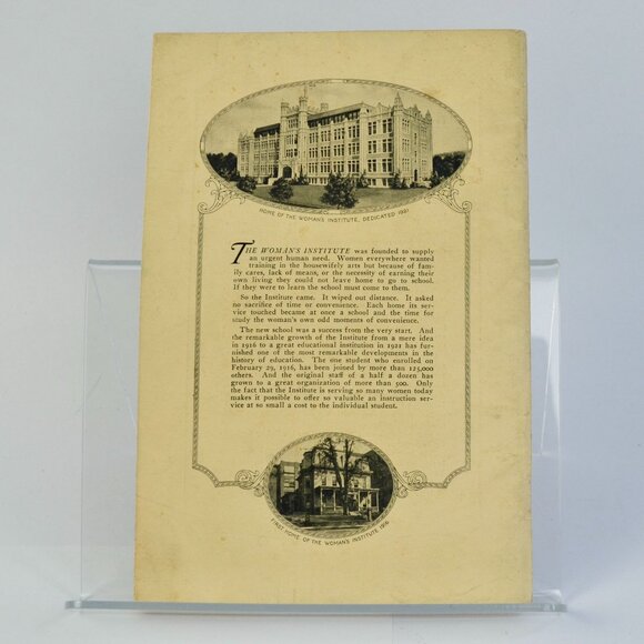 Woman's Institute of Domestic Arts & Sciences Booklet Magazine 1921 Antique - Picture 4 of 6